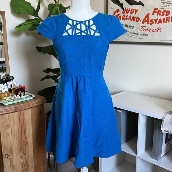 Blue Maeve Sundress With Pockets - Size 2 - Picture 1 of 8